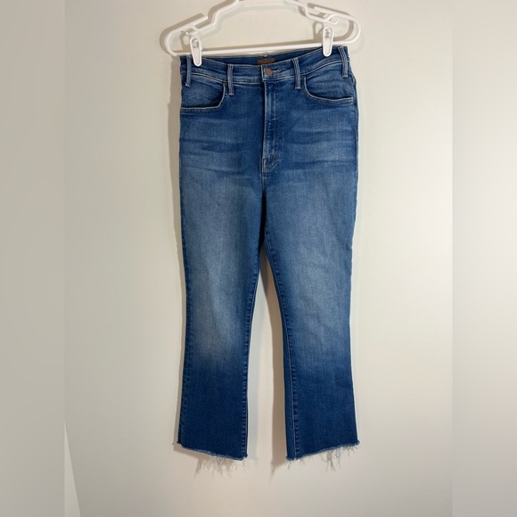 MOTHER THE HUSTLER ANKLE FRAY JEANS MEET CUTE SIZE 31 - Picture 4 of 16